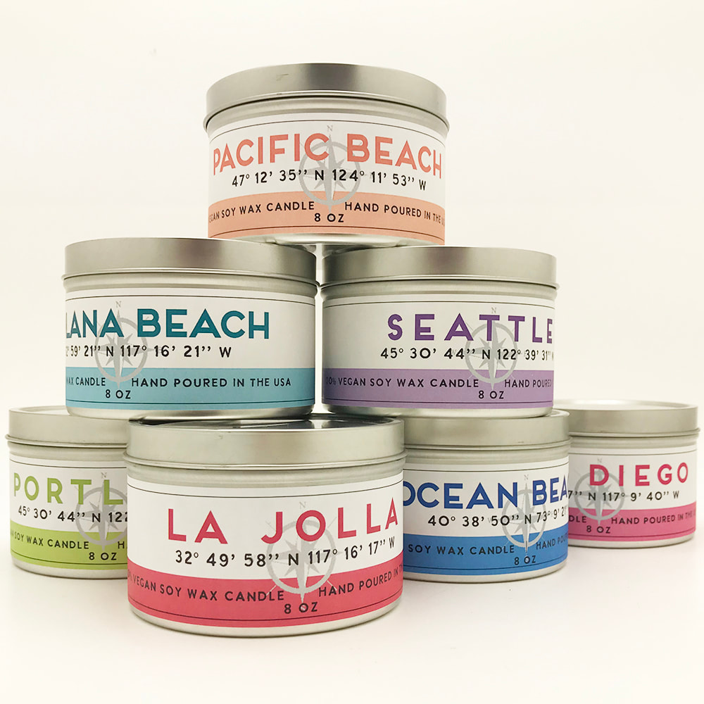 The Pacific Beach Candle - 9 ounces